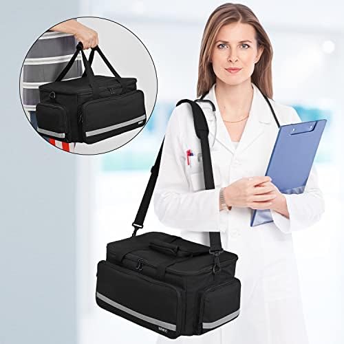Леф · Z Home Health Health Bag Medical Medical Tagn Празна прва помош за складирање со одвојување на медицински материјали за медицински