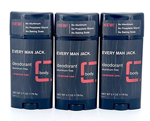 Секој Човек Џек Кримсон Даб Дезодоранс-Направен Во САД, Практична Апликација За Стап, Природни Состојки, Долготрајна Заштита, Формула За Борба