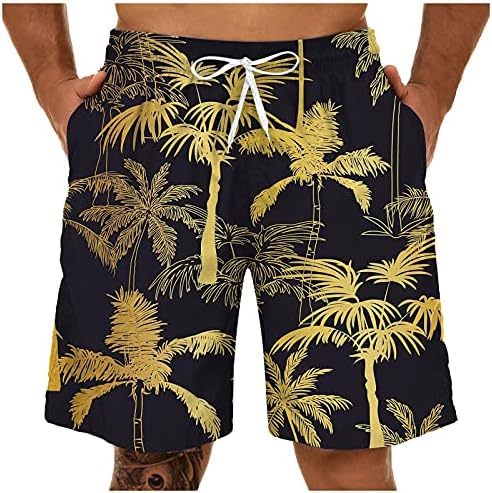 Убст летни табли за мажи за мажи, брзо суво тропско дрво за печатење на пливање Слики за пливање Обични хавајски плажа шорцеви џогер велосипедизам