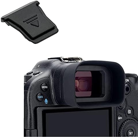 Eos R3 Eyecup + Капа За Топла Чевли На Камерата: Продолжена Чаша За Очи Со Камера Со Топла Капа За Чевли За Canon EOS R3 Камера