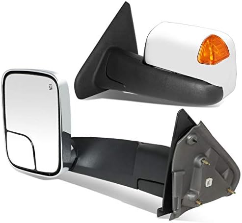 SCKJ компатибилен со Chrome Power Flip-Up Mirror+загреан+Amber LED сигнал