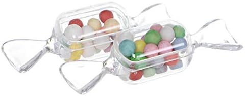 Akoak 5 парчиња кутија за складирање на бонбони, про transparentирни слатки обетки