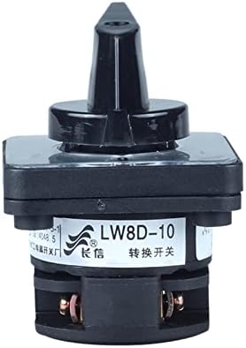 Gruni 1PCS CAM Switch LW8D-101/1 1 Позиција Ротари прекинувач 10A 1 Позиција 3 Пол Промена на Универзален прекинувач