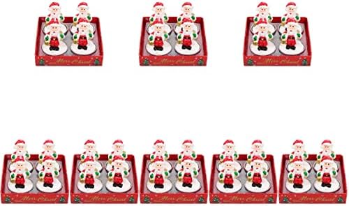 Божиќни Украси ГАЛПАДА 32 парчиња Божиќ Преслатки Свеќи Украсни Украси Од Свеќи Без Пламен Подароци За Забави