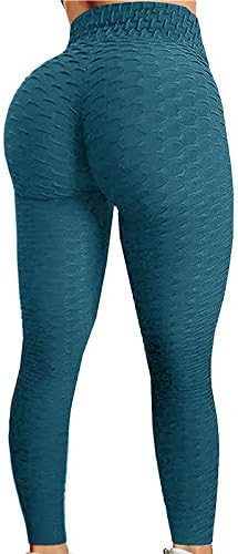Викилеб јога меурчиња за вежбање на половината на половината на колкот за кревање женски панталони висока фитнес јога панталони женски