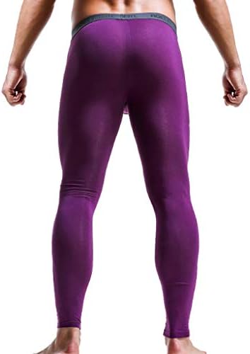Машка термичка секси долна облека дното на ниско ниво на хеланки панталони се протегаат тенки долги модални дното nsонс панталони