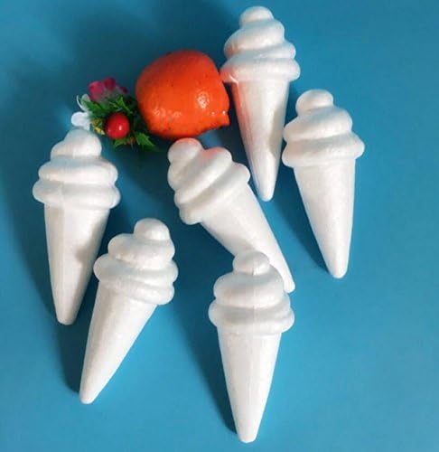 Welliestr 20 парче сладолед пена модел полистирен стиропор за забави DIY украси Дете DIY мувла прозорец Фестивал дисплеј 14,6 см