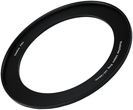Само чудо XL 145mm-186mm Засилен прстен-Анодизиран црн метален алуминиум чекор напред за прстен за леќи од 145мм до 186мм чудо XL Тркалезни