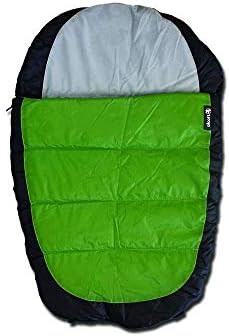 Алкот Авантуристичка торба за спиење за кучиња, мала, зелена/сива