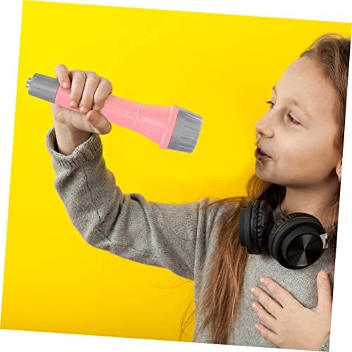 Bestoyard 4PCS симулирани микрофон деца подароци Детска игра деца костуми преправаат дека играат мик -микрофон проп за микрофон