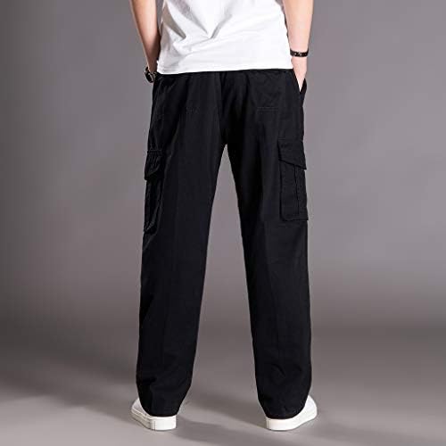Машки Товарни Панталони Големи И Високи Машки Товарни Спортски Панталони Машка Секојдневна Мода Лабава Плус Големина На Отворено