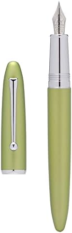 Lanxivi 620 цврста метална светлина зелена зелена храна пенкало Екстра фино брадавица со сет за торбичка за пенкало