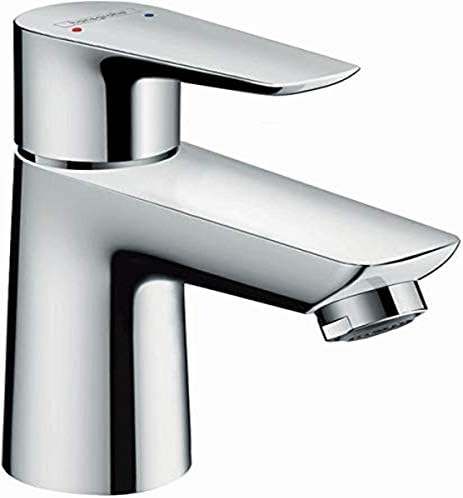 Hansgrohe Talis e модерна лесна инсталација Лесно чиста чиста 1 рачка 1 5-инчна висока тапа за мијалник за бања во Chrome, 71708001