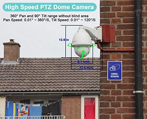 Imporx 30x 3MP Автоматско следење PTZ IP камера - 2560X14440P H.265 камера со голема брзина на купола, поддршка Miro SD картичка