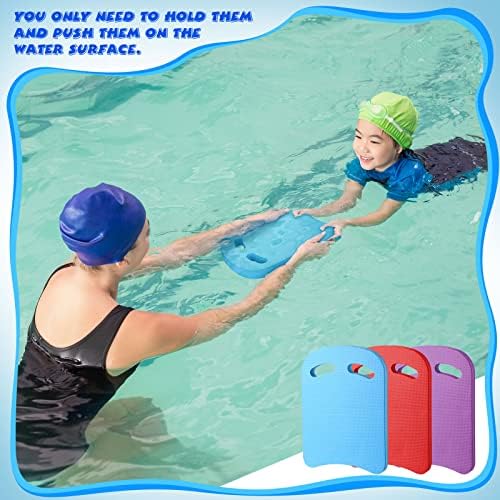 Соодизација 3 парчиња кик -табла за пливање возрасни деца за обука за пливање за пливање, плови за удар, дизајн базен за пливање за
