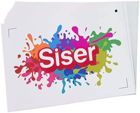 SISER EASYCOLOR DTV 8.4 X 11 Листови - инк -џет печатач компатибилен винил за пренос на топлина