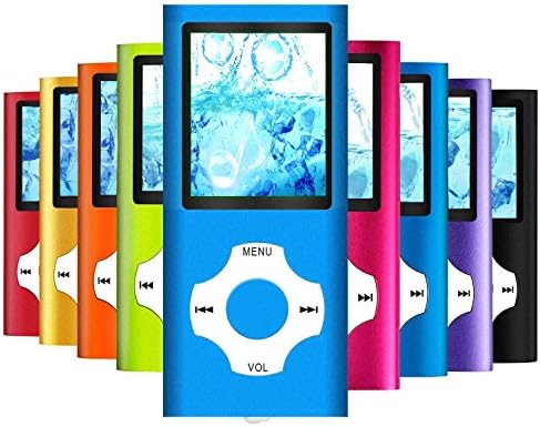 Player Player / MP4 Player, Hotechs Mp3 Music Player со 32 GB меморија SD картичка SD -картичка SLIM Classic Digital LCD 1.82 '' Mini