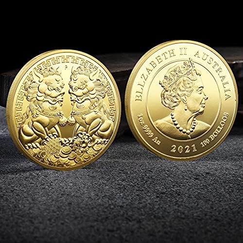 Австралиски Брумби Позлатен Сувенир CoinLucky Lions Комеморативна Монета