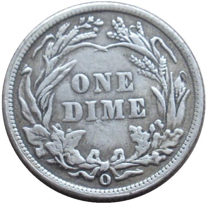 Американски бербер 10 центи 1892 година комеморативна монета од сребро позлатена