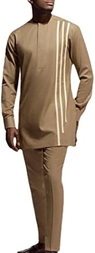 Африканска етничка облека Дашики облека цврста лента во боја Традиционална маичка за венчавки и панталони за панталони