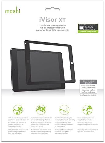 Заштитник на екранот Moshi Ivisor XT за iPad Air 2 - црна
