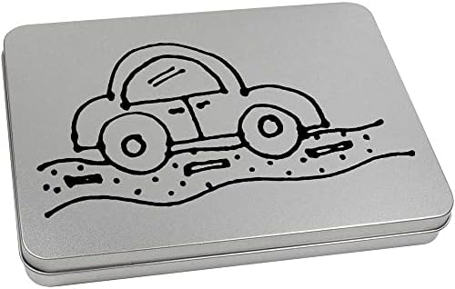 Azeeda 80mm 'Car' Metal Hinged Class/Storage Cox/кутија за складирање