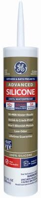 GE 2812562 Напредни Силиконски 2 Кујна &засилувач; Бања Заптивната Смеса, Јасно, 10.1 мл. - Количина 12