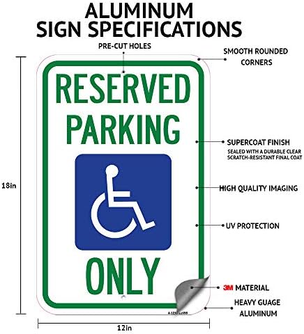 Нема Паркинг Помеѓу Знаците-Нема Signасионе Entre Las Senales | 12 X 18 Тешки Алуминиум Рѓа Доказ Паркинг Знак | Заштита На Вашиот Бизнис &засилувач; Општина / Направени Во САД