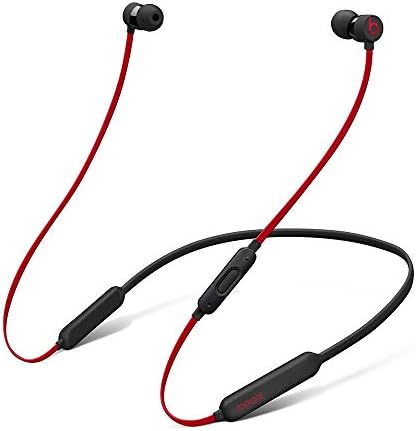 Безжични слушалки на BeatsX - чип на слушалки на Apple W1, Bluetooth од класа 1, црно -црвено -црвено -црвено
