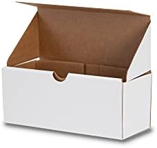 М-Пак Превозот Брановидни Кутии, 10 х 8 х 6 Крафт Кутија Пакување Пакет од 25