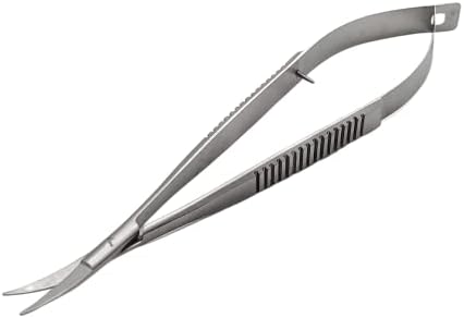 Castroviejo ножици 5.5 Закривен бод за сечење на везови пролетно дејство Дополнително остри уметнички бренд од Wise Linkers USA