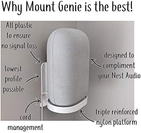 Маунт Џини Прифатлива Основите Ѕид Монтирање Закачалка Стојат За Гнездо Аудио: Завртка И Без Завртки Инсталирате Опции, Најтенкиот Низок Профил