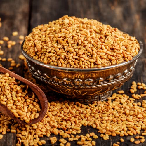 SVATV Fenugreek Seed Powder Trigonella Foenum - Graecum | Индиска кујна | Најдобро за коса и нега на кожата | Промовира раст на косата - 227g, половина фунта, 8 унца