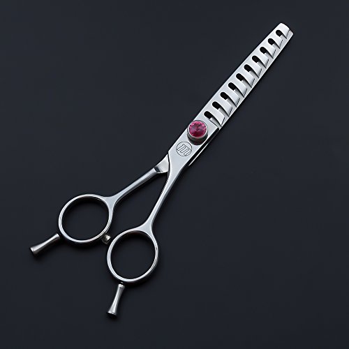 Серија на Razor Razor Edge Moontay Salon - 6,0 '' Затемнување на косата за коса / ножици за мешање / мешање 17/23/36 заби бербер смолкнување