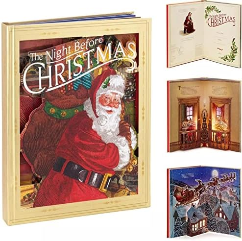Божиќна музика се појавува книга со илустрации Божиќ 3Д сјајни аудио книга Детски