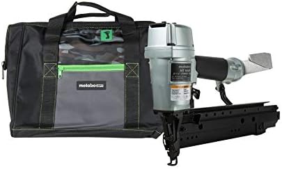 Nailer Metabo HPT Pro Finish, 16-мерач, пневматски, прифаќа 1-1/2-инчен до 2-1/2-инчен директен финиш нокти, списание со високо одделение алуминиум