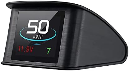 Lttrbx. T600 Universal Car Hud Hud Ghead Up Display Digital GPS брзинометар со тест за брзина Тест за сопирачки Тест за преголем аларм TFT