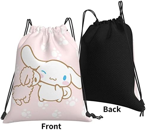 Uwnxpiw аниме за цртање ранец жица торба за салата за спортски сак -вреќа за деца девојки девојки подароци патуваат пешачки кеси за