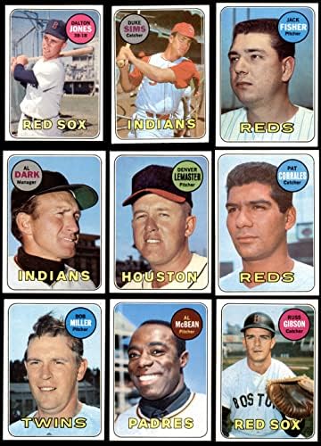 1969 Топс Бејзбол 50 стартер за стартување на картички/ЛОТ НМ
