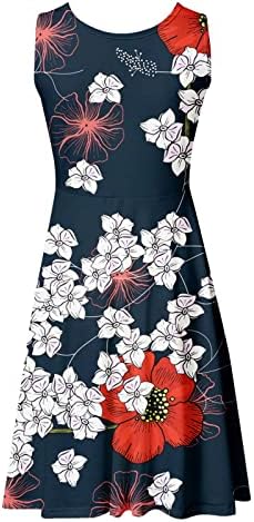 Фустан со каузален резервоар за жени 2023 година за кратки ракави за фасија, изложен врат разнобоен роденден макси резервоар фустан