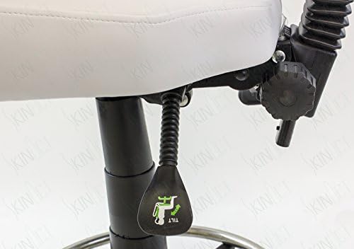 Закон за кожа Врховно издание Естетичко медицинско изготвување столче со задната перница тетоважа хидраулична столица во црно