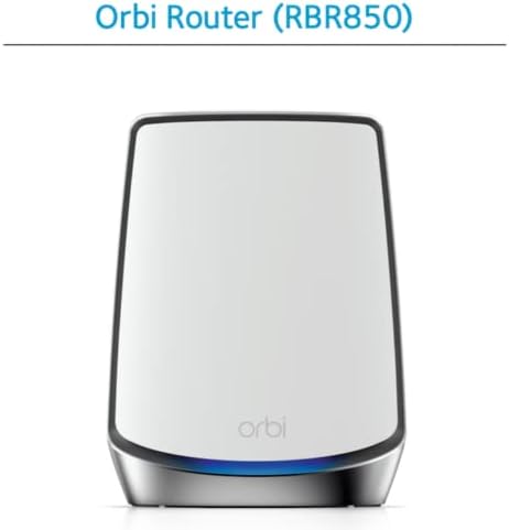 Orbi RBR850 Chole Home AX6000 Tri-band Mesh WiFi 6 систем, бело