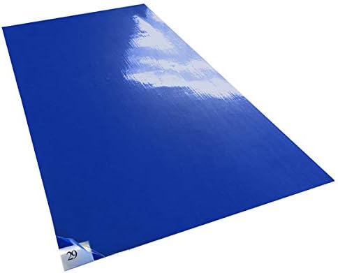 Лепило за чистење чистење/леплива/леплива мат 31 x35 сини 10 влошки, 300 листови по кутија. Секоја подлога 30 листови