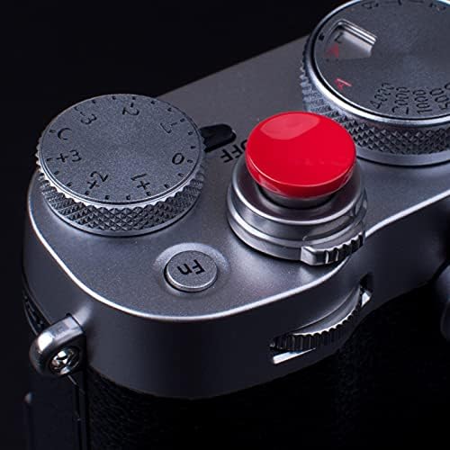 ВКО Црвено Меко Метално Копче За Ослободување На Блендата Компатибилно Со Fujifilm X-T30 X-T3 X-T2 X100F X-T20 X-PRO2 XPRO-1 X30t X100T X100S