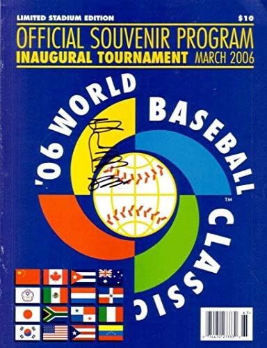 SADAHARU OH AUTOGRAGHED потпишан Autograph 2006 Светска програма за бејзбол класичен JSA - MLB автограмираше разни предмети