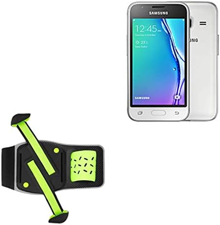 Фолч за Samsung Galaxy J1 NXT - FlexSport Armband, прилагодлива амбалажа за тренинг и трчање за Samsung Galaxy J1 NXT - Stark Green