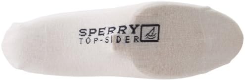 Спери Менс 3 Пакет Без Шоу Лагер Чорапи Во Бело