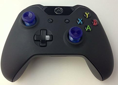 Гаметаун Аналоген Палец Стап Џојстик За Мајкрософт Xbox Еден Контролер НА Игри 2 ПАРЧИЊА Транспарентно Сино