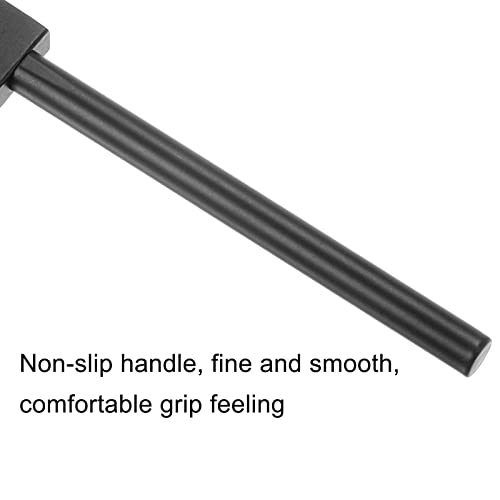 uxcell 2 алатка за пикап од кожен удар од 5 мм челик со челик со тркалезна дупка за шиење за занаетчиство за кожен занает