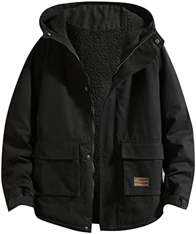 Машка есен и зимска палто јакна голема цврста боја лабава џебна палто со долги ракави цврсти меки врвни палта големи големи